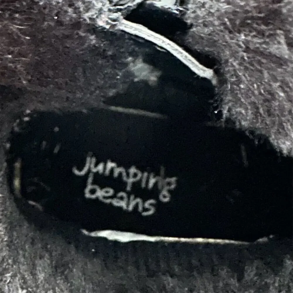 Jumping Beans Toddler Girls' Black‎ Sparkle Pom Pom Boots Size 6